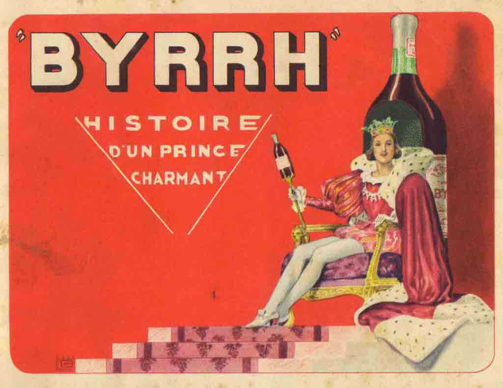 Discover the old advertisement for Byrrh absinthe front