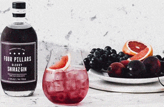 The Bloody Shiraz Gin range from award-winning distillery Four Pillars