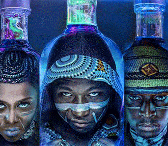 Sudáfrica. Botella exclusiva Absolut Vodka