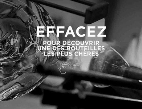 L’une des carafes les plus chères, effacez l’image pour la découvrir front
