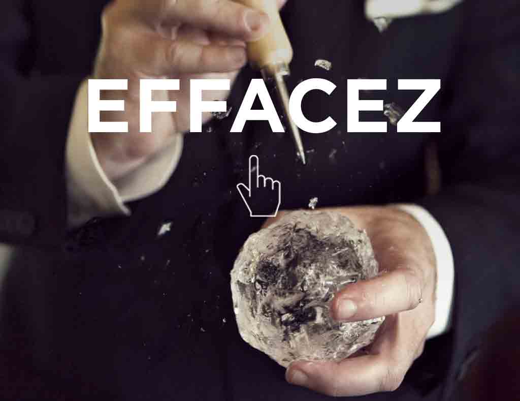 Effacez l’écran avec votre doigt pour rafraîchir votre boisson ! *Consommez avec modération* back