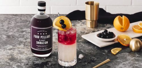 Le Bloody Shiraz Gin de la distillerie primée Four Pillars