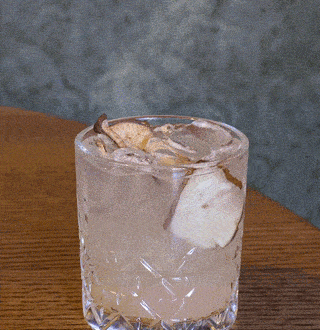 Two smoked cocktails made with mezcal