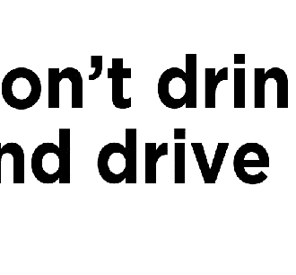 There are many reasons not to drink alcohol and drive!