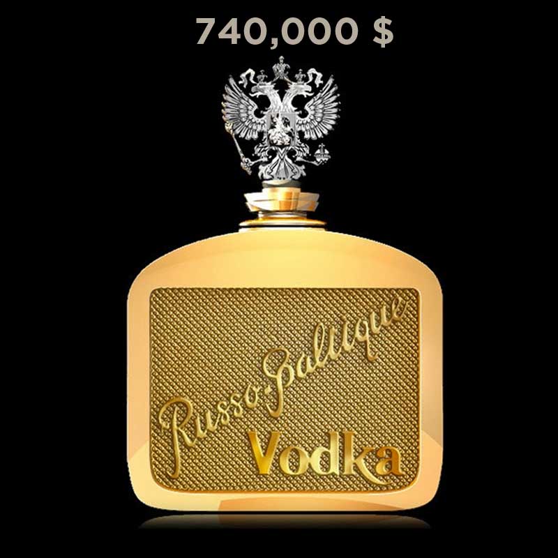 Top 10 des bouteilles de vodka chères
