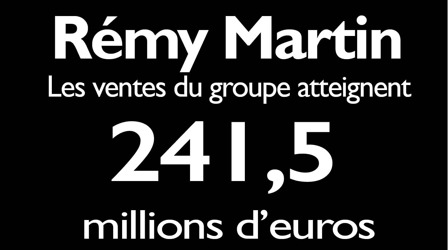 Rémy Martin atteint les objectifs 2018 pour ses ventes impulsées par la Chine