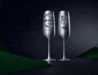 Alemania. Le Beck’s es la nueva lata de cerveza en forma de copa de flauta