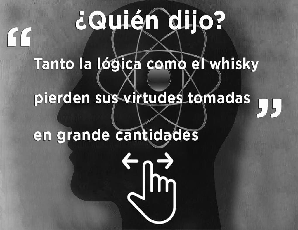 Citas famosas: sobre el whisky. Borra la imagen con tu dedo front