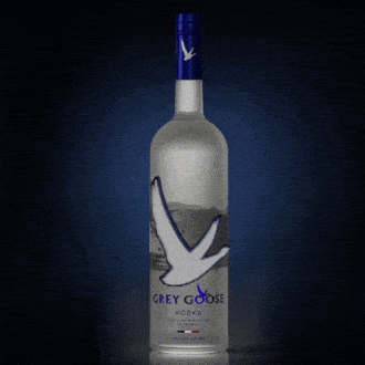 Francia. Conoce la exclusiva botella de Grey Goose con etiqueta electro-luminiscente
