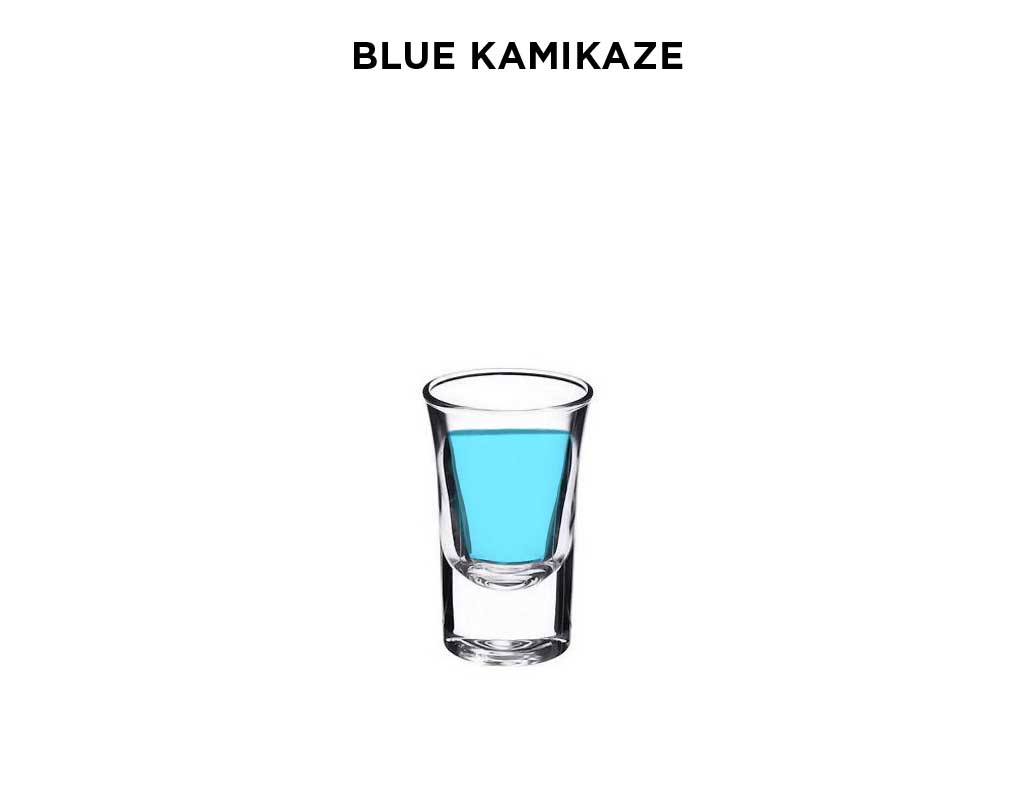 Which blue drink can you taste in this glass? Erase the photo on the screen with your finger to discover front
