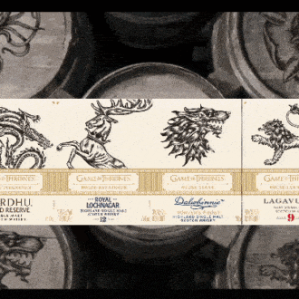 Estados Unidos. Colección de Whisky de Malta «single malt» Escocés de Games Of Thrones