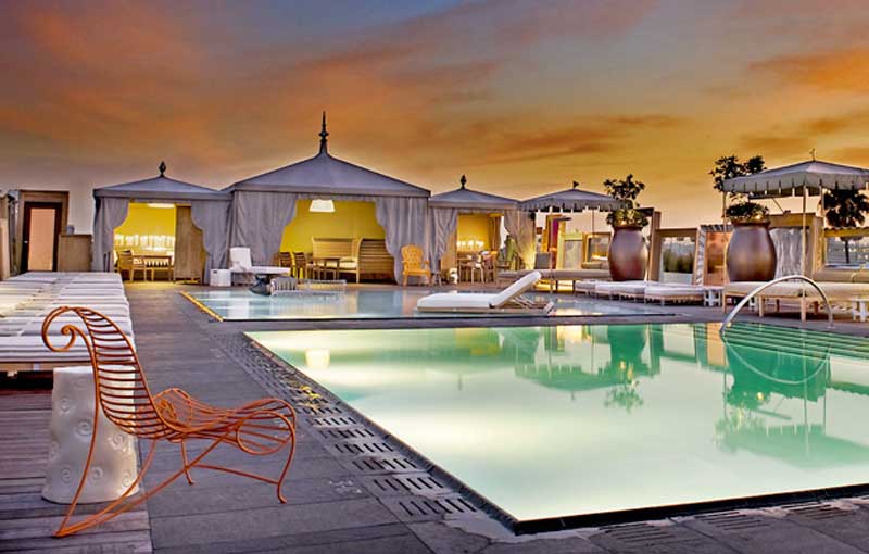 Los Angeles. The 5 most beautiful rooftop terraces with pools