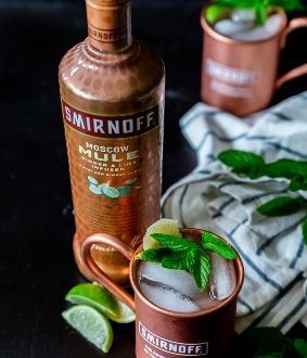 Rusia. Diageo presenta la nueva edición de vodka Smirnoff, Moscow Mule vodka, con infusiones de jengibre y limón