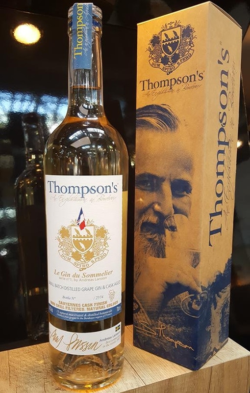 Un nouveau gin produit par Thompson’s Spirits