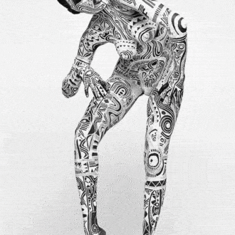 Nigeria. Laolu Senbanjo diseña la botella de edición limitada de Belvedere Vodka