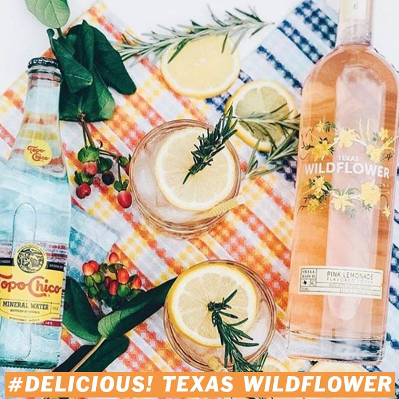 Texas Wildflower Vodka: the cute vodka bottle shaking up Instagram