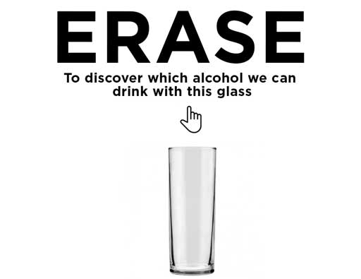 We are sure you know this one. Which cocktail can you taste in the glass? Erase the photo on the screen with your finger to discover back