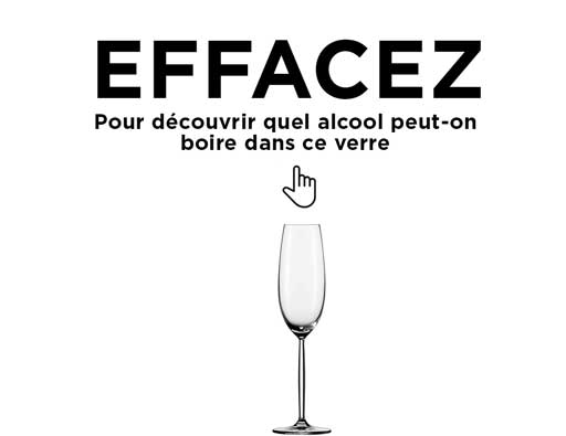 Je pétille et tu peux me déguster dans une flûte… qui suis-je? Effacez l’écran avec votre doigt pour le découvrir back