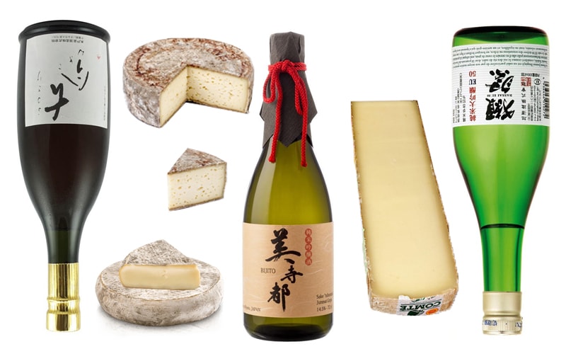 Cheese and sake - queso y sake