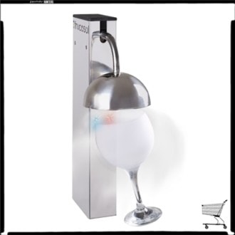 Mantenga sus vasos refrigerados con un enfriador para vasos  instantáneo