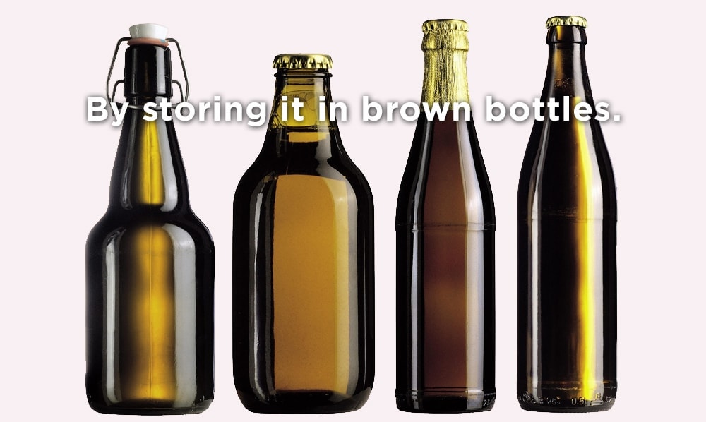 Did you know? Beer and science. Erase the photo on the screen with your finger front