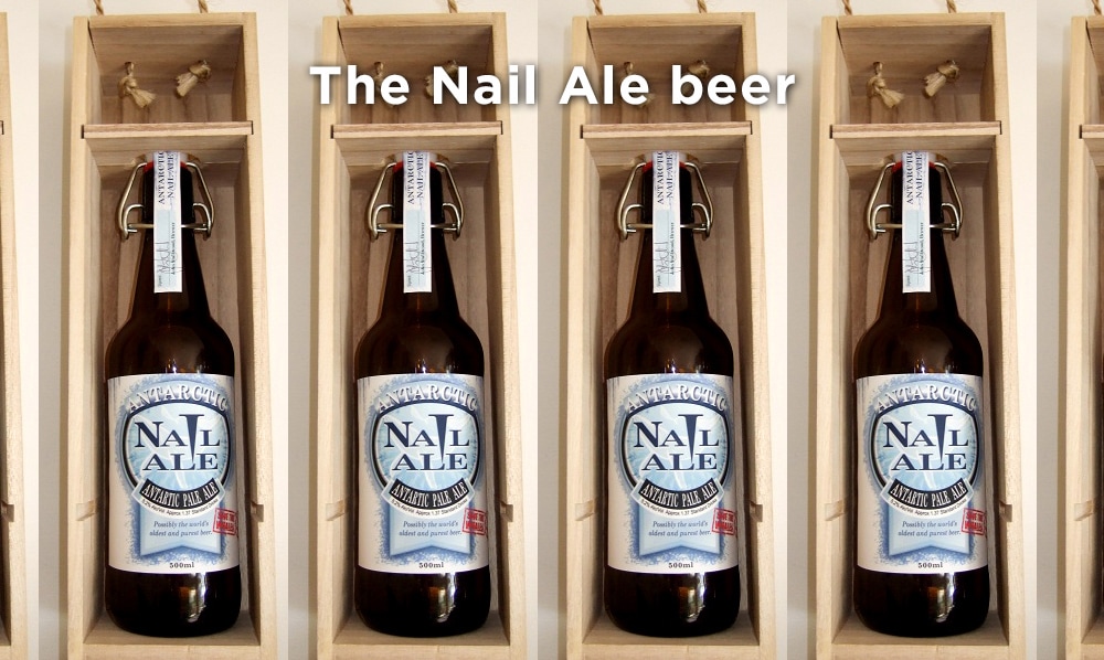 This beer is brewed with water from the Antartic, which one is it? front