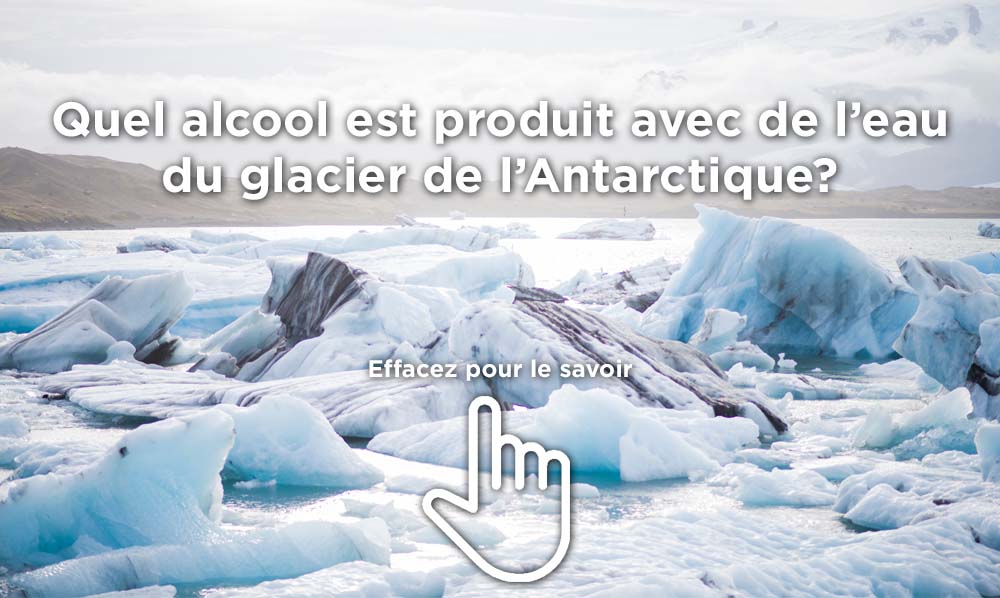 Cette bière est brassée avec de l’eau de l’Antartique, laquelle ? front