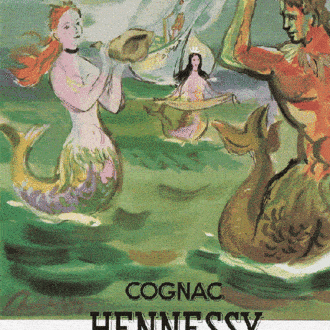 El coñac Hennessy y su publicidad de 1948 por Jean Reschofsky