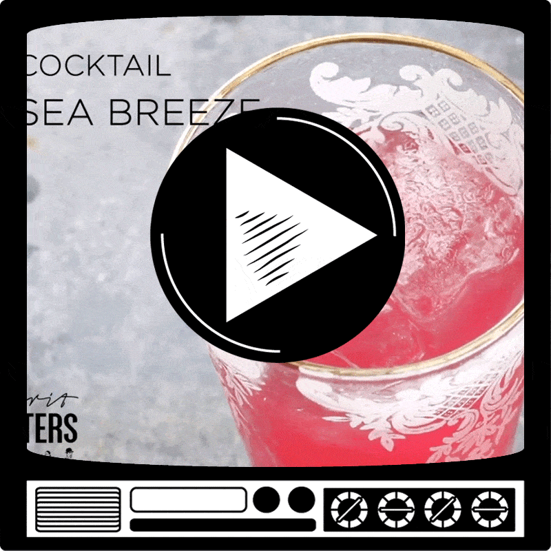 Sea Breeze Cocktail, a fresh cocktail for summer