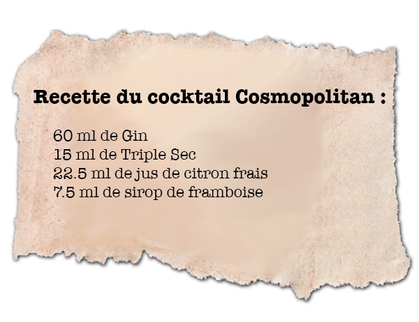 Connaissez-vous la recette du cocktail Cosmopolitan ? Effacez l’image pour découvrir front