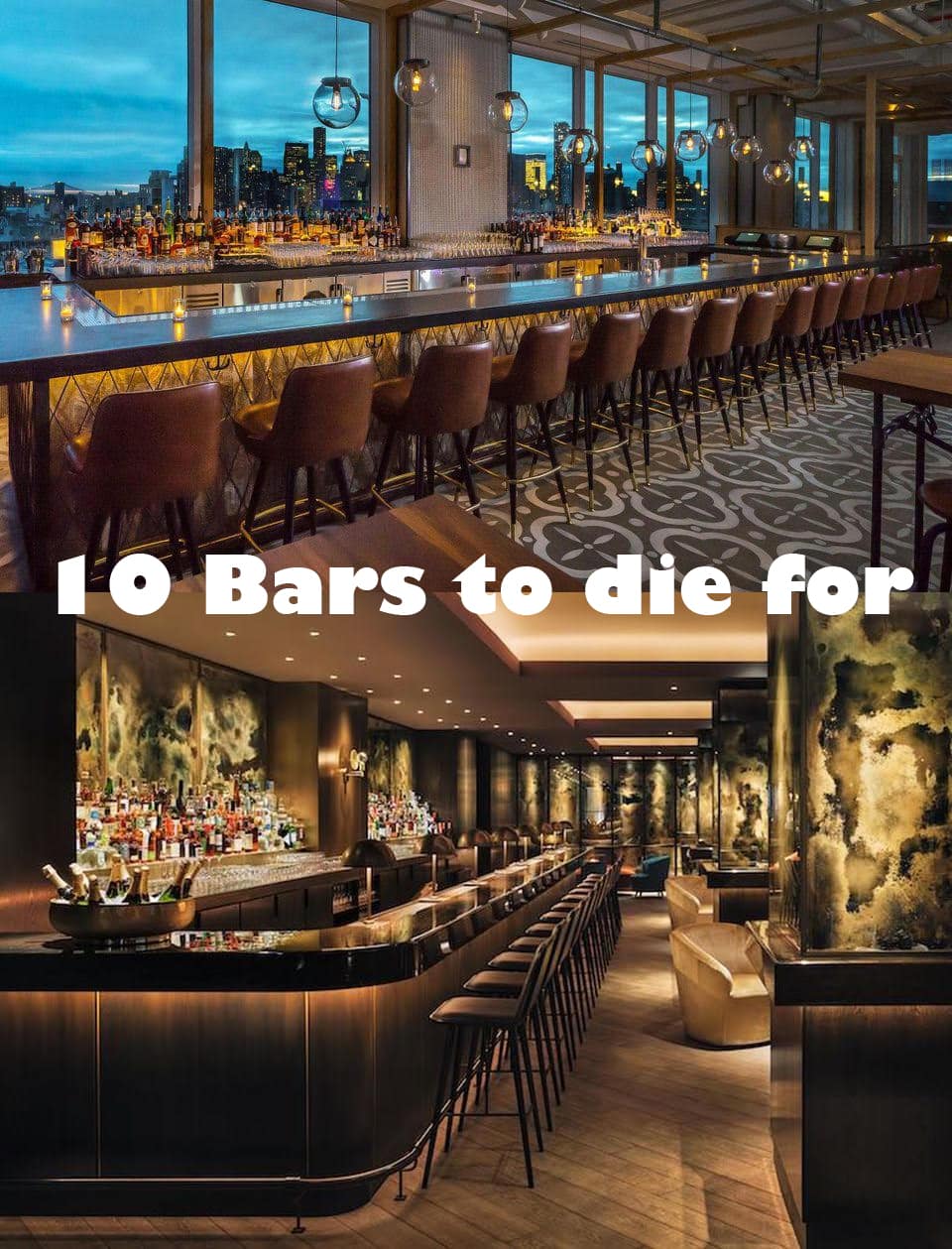 10 bares americanos para visitar antes de morir