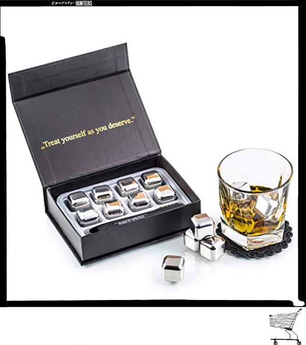 Looking for a Christmas gift? Exclusive Stainless Steel Whisky Stone Gift Set