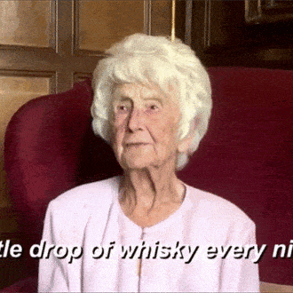 El whisky permite a la persona mayor sentirse en forma