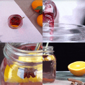 Because there’s still winter left, learn how to prepare the Hot Cranberry Cocktail