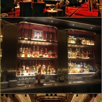 Atlas ofrece más de 1.200 tipos de ginebra y una increíble colección de whiskies raros.