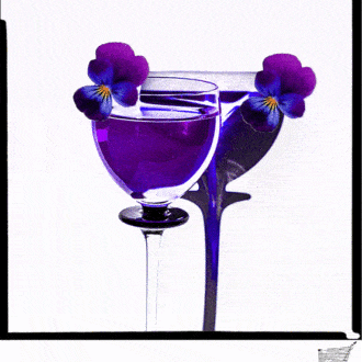 Brockmans Gin sirve cócteles de Purple Passion para el Día de San Valentín