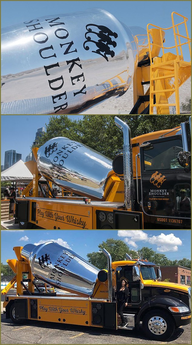 The giant cocktail shaker that travels the United States