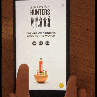 Spirits Hunters es una aplicación web sobre mixología y espirituosos