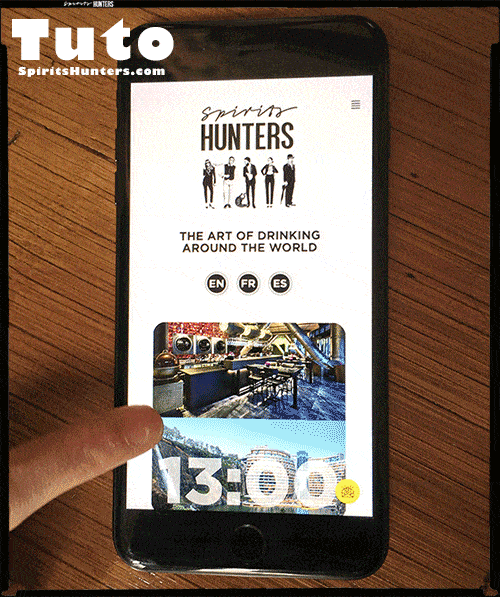 Spirits Hunters is a progressive Web App, full user experience with the Touch Experience: let your fingers scroll, erase and discover the world of mixology and spirits in a fun universe!