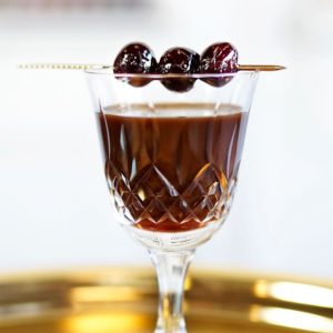 Receta de cóctel a base de whisky "Ma Cherry d'Amour"