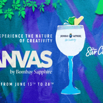 Art Cocktail in the second edition of “Canvas by Bombay Sapphire”