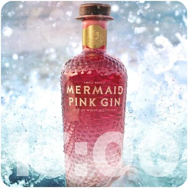 La destilería Isle of Wight estrena ginebra rosa Mermaid Gin