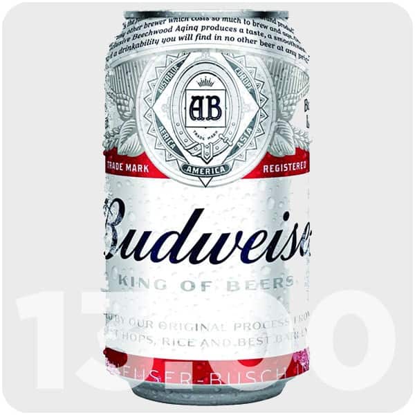 Budweiser ranks as the world's most valuable beer