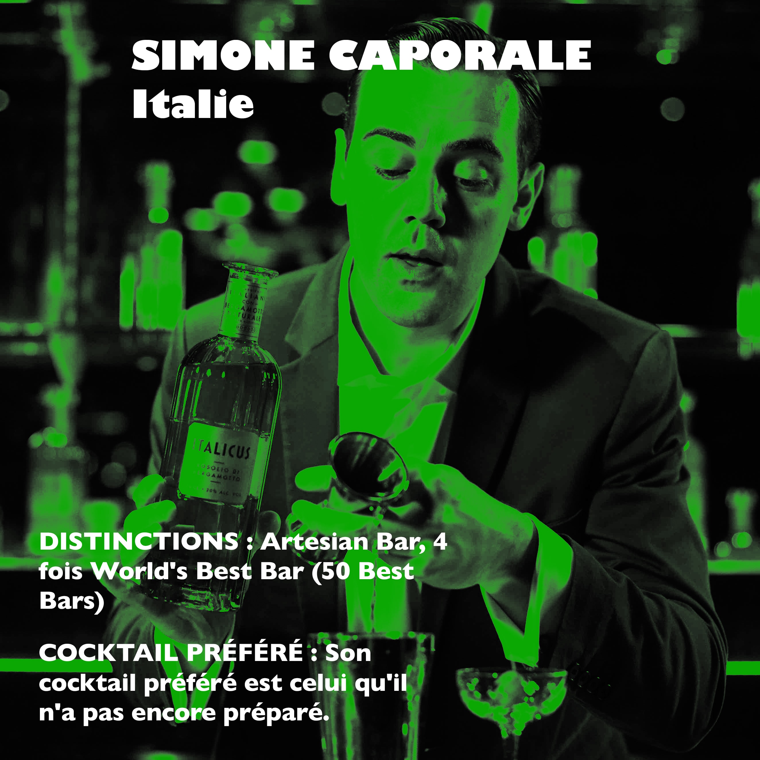 Devine le bartender ! Effacez la photo à l’écran avec votre doigt front