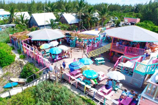 Nippers, the famous bar in the Bahamas has been affected by Dorian