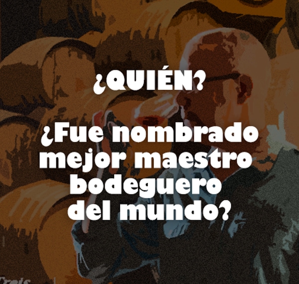 ¿Adivina quién fue elegido recientemente el mejor maestro de bodega del mundo? Borra la foto con el dedo back