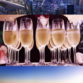 Meet the champagne bar in the heights of New York