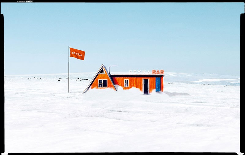 the reyka vodka glacier bar in iceland