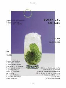 botanical swizzle cocktail chartreuse