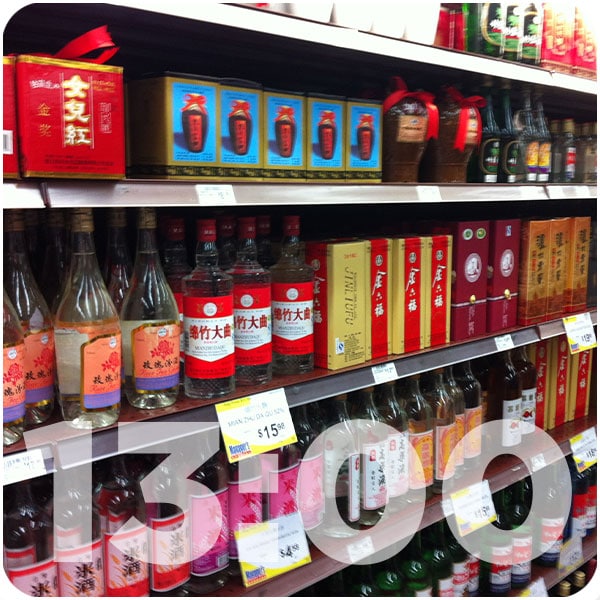 baijiu shelf